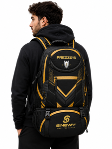 Sac à dos de lutte tactique SINEWY à cadre externe 36-56L en nylon résistant à l'eau, équipement d'extérieur, design géométrique, unisexe, à bandoulière - Product Image 6