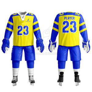 Uniforme de hockey sobre hielo de alta calidad Material transpirable ligero diseñado para máxima movilidad y protección - Product Image 1