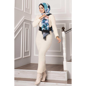 Vestido Pana Boucle Crudo - Product Image 2