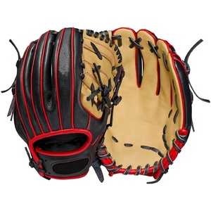 Gant de Baseball professionnel en cuir véritable, équipe de sport, gant de terrain de Baseball personnalisé - Product Image 1