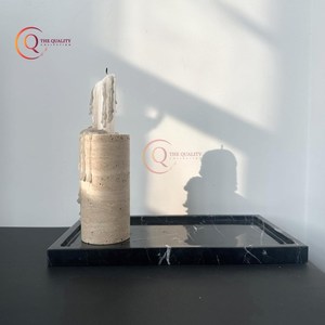 Deluxe Quality Tabletop Food Serving Tray and Plated Top Selling Classic Rectangular Shape Home <b>Dinnerware</b> Food Server Ware Tray - Product Image 2