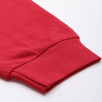 Chándal Deportivo para Hombre, Color Rojo, Casual, Sólido, Ecológico, Talla Grande, Estampado, Corte Regular, con Capucha, para Invierno, Cómodo y Elegante, 100% Algodón