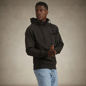 Men's Custom Sublimation Print Pullover Sweatshirt <b>Polyester</b> Cotton Blend <b>Hoodie</b> Streetwear Gymwear Winter Plain Dyed Design - Product Image 3