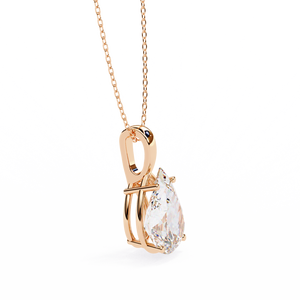 Colgante de Oro de 18K con Diamante Cultivado en Laboratorio, Colgantes y Dijes con Diamantes - Product Image 4