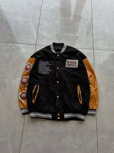 Chaqueta Universitaria Vintage de Invierno con Mangas de Seda y Logotipo Personalizado de Último Diseño para Hombre, Venta al por Mayor - Product Image 6