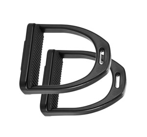 Estribos de aluminio resistentes para montar a caballo, agarre fuerte, banda de rodadura ancha, diseño ligero de seguridad - Product Image 3