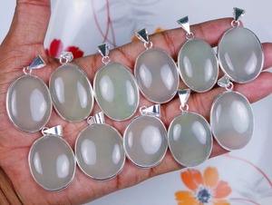 สินค้ามาใหม่จี้อะเวนจูรีนสีเงินแบบหลวมจี้ห้อยคอเครื่องประดับแฟชั่น - Product Image 5