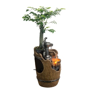Fontaine de <span class=keywords><strong>bureau</strong></span> <span class=keywords><strong>zen</strong></span> intérieure à LED écologique avec cascade, son apaisant, modèle en résine peint à la main, <span class=keywords><strong>Feng</strong></span> <span class=keywords><strong>Shui</strong></span> pour le <span class=keywords><strong>bureau</strong></span> - Product Image 5