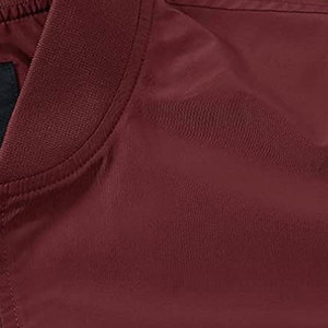Wholesale Stand Collar Men's Eco-Friendly Breathable Quick Dry <b>Canvas</b> Winter Jacket Polyester Bomber with Front Logo Online Sale - Product Image 4