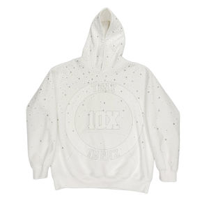 Mode Tendance Tenue Strass À Capuche Logo Personnalisé Imprimé Solide Couleur Nouveau Look Coton Mélangé Strass Hoodies - Product Image 6