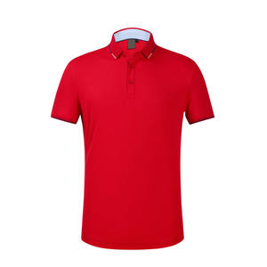Polo de manga corta sin costuras de seda de hielo de secado rápido transpirable para hombre, camiseta informal de negocios de verano, camiseta Polo - Product Image 4