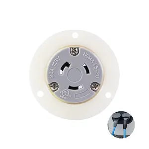 Hot selling NEMA L14-20 NEMA Flanged Outlet Quick-Connect Locking Flanged Outlet for Hassle-Free Use