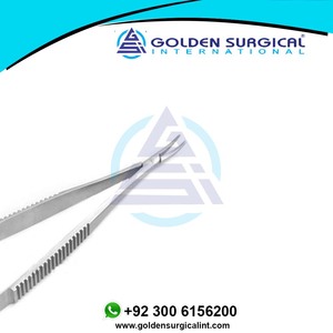 Porte-aiguilles Castroviejo chirurgical à mâchoires délicates droites, avec verrouillage ou sans verrouillage - Product Image 3