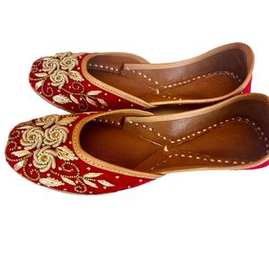Premium Quality Pakistani Traditional Multani Handmade Embroidered <b>Khussa</b> | Pakistani <b>Khussa</b> <b>Shoes</b> for Women - Product Image 3