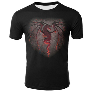 T-shirt Homme Séchage Rapide Respirant Anti-Plis Faible MOQ Impression Numérique Manches Courtes Motif Uni Conception Personnalisée Polyester/Coton - Product Image 6