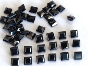 Natural Black Spinel Square 11mm Cut Faceted - Loose Black Spinel Loose Gemstone Top Quality - Product Image 6