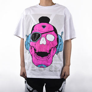 เสื้อยืดผ้าแคนวาสสี100% สำหรับผู้ชายเสื้อสตรีทแบบแห้งเร็วผ้าคอตตอนพิมพ์โลโก้บนหน้าจอตามสั่ง - Product Image 6