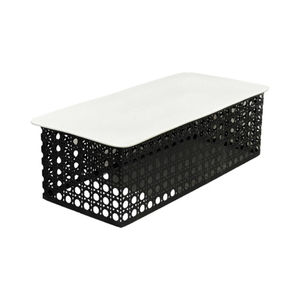 2 Tier Tableware Metal Serving Stand With Wooden Made Compartments Minimalist Size Storage Racks and <b>Shelving</b> <b>Units</b> Supplies - Product Image 5