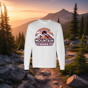 Camiseta de manga larga Love Hiking Mama, ropa promocional para excursionistas de montaña - Product Image 3