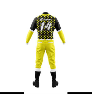 Ensemble uniforme de baseball unisexe en polyester respirant, maillot et pantalon pour entraînement d'équipe et matchs de ligue, ajustement personnalisé, confortable, imprimé, anti-humidité - Product Image 3
