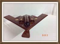 Modèle d'avion d'artisanat en bois taille personnalisée/hélicoptère en bois fusée avion militaire qualité supérieure de l'usine du Vietnam