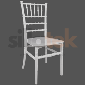 Chaise de mariage moderne en plastique argenté de fabrication turque, pour usage commercial, extérieur, hôpital, appartement de luxe, villa, haute qualité - Product Image 2