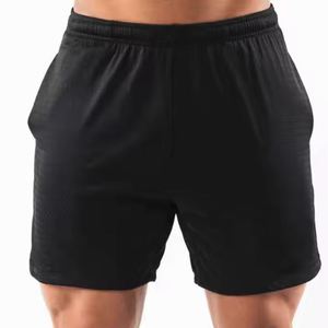 Short en maille Double couche séchage rapide léger Sport Running Pants Workout Gym Shorts Hommes - Product Image 1