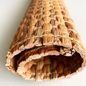 Manteles individuales rectangulares de jacinto de agua tejidos a mano productos ecológicos hechos en Vietnam Decoración de mesa mantel tejido al por mayor - Product Image 3