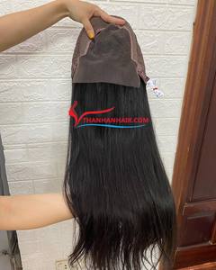 Perruque de cheveux humains, cheveux naturels raides ondulés, cheveux bouclés à la vapeur, perruque de cheveux péruviens, vente en gros - Product Image 4