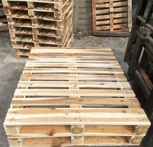 Usine Directe Palettes En Bois Heavy Duty Grandes Palettes Européennes Empilables Simple/Double Face Bois Fabriqué au Vietnam Personnalisé - Product Image 4