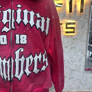 เสื้อฮู้ดแบบมีซิปสำหรับผู้ชายเสื้อฮู้ดพิมพ์ลายที่เป็นที่ต้องการมากที่สุดผลิตจากโรงงาน - Product Image 6
