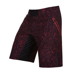 Shorts d'entraînement MMA pour hommes les plus vendus, style décontracté de haute qualité, élastique, couleur unie, vêtements d'arts martiaux pour adultes en polyester - Product Image 3