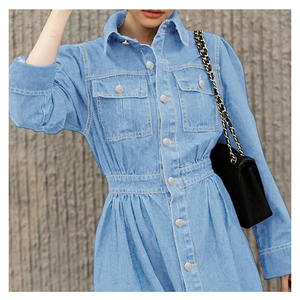 Nouvel arrivage de costume en jean pour femmes de qualité supérieure prix de gros nouveau costume en denim tendance au design unique fabrication de matériaux - Product Image 5