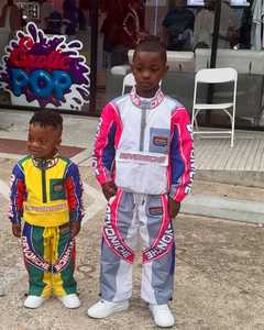 Survêtements en polyester pour hommes, veste et pantalon en nylon avec fermeture éclair, jogging, coupe-vent deux pièces, survêtement en nylon blanc léger - Product Image 2