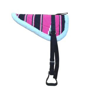 Feutre de laine synthétique de haute qualité Bareback Western tapis de selle écologique coton Outshell personnalisable taille couleur équestre - Product Image 5