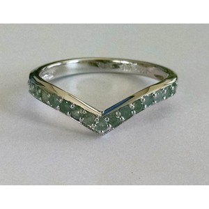 Shah Gems Women's Natural Peridot <b>Ring</b> in 925 Sterling <b>Silver</b> for Everyday Wear Cut Topaz Pink Sapphire with <b>Emerald</b> Cut Stone - Product Image 1