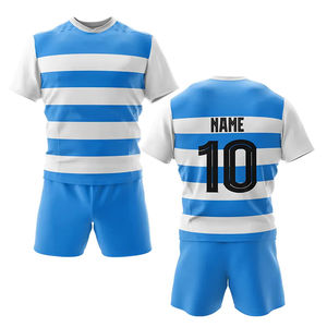 Camiseta de Rugby Unisex de Diseño Personalizado, Nuevo Estilo, Sublimación Total, Transpirable, Antibacteriana, Absorbe la Humedad, Poliéster Deportivo - Product Image 3