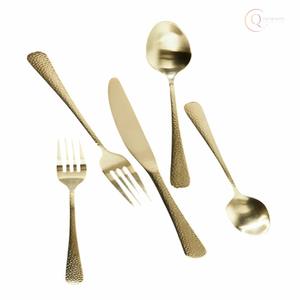 Ensemble de couverts professionnels écologiques en acier inoxydable pour la restauration hôtelière et les services de traiteur |   Collection d'ustensiles de table durables - Product Image 1