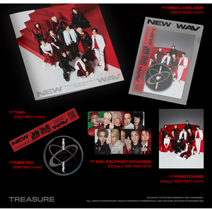 [ลดราคา] TREASURE - NEW WAV มินิอัลบั้มชุดที่ 4 โฟโต้บุ๊คเวอร์ชั่น (สีแดง / สีน้ำแข็ง) - Product Image 6
