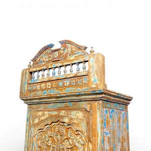 Mueble de Madera Artesanal, Madera de Mango Sólida, Diseño Rústico Tradicional para Bar en Casa o Sala de Estar, Muebles Hechos a Mano - Product Image 3