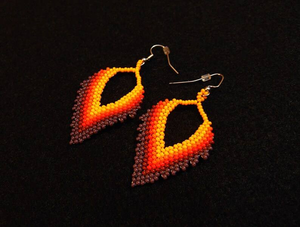 Nouvelles boucles d'oreilles pendantes bohèmes multicolores à pampilles et perles, faites à la main, bijoux fantaisie Etsy, vente en gros, accessoires pour femmes, fête - Product Image 4