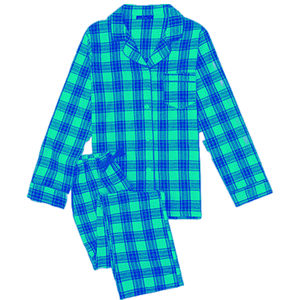 Conjunto de salón de hombre Premium de algodón teñido Yearn con diseño de patrón abstracto y diseño personalizado de ajuste relajado ropa de dormir de hombre de varios colores - Product Image 1