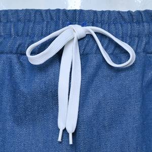 Pantalon pour femmes de la marque High Street, pantalon pour femmes de qualité supérieure, vente en gros personnalisée, pantalon décontracté avec cordon de serrage à la taille, prix bas, pantalon décontracté - Product Image 5