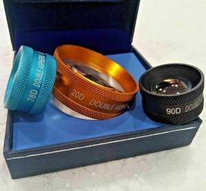 Oftalmología y Optometría de lentes asféricas 78D + 90D + 20D fabricadas en India - Product Image 1