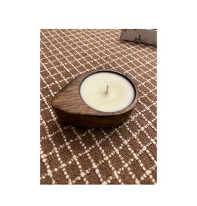 เชิงเทียนทำจากไม้สำหรับตกแต่งถาดเสิร์ฟอาหารไม้ผลไม้ชามใส่แป้งแบบชนบทสำหรับห้องนั่งเล่น - Product Image 2