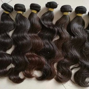 Extensiones de cabello humano 100% Remy, doble estiramiento, Natural, ondulado, varios colores, cutícula completa, indio, Alineación - Product Image 4