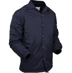 เสื้อโค้ทผ้าแคนวาสสำหรับหน้าหนาวเสื้อโค้ทผ้าแคนวาสสำหรับใส่กันลมมีกระดุมปิดด้วยผ้าโพลีเอสเตอร์แบบหลวมๆระบายอากาศได้ดี - Product Image 4