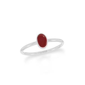 Premium 925 Sterling <b>Silver</b> Bezel Setting Stackable <b>Ring</b> <b>Garnet</b> Gemstone Pear Oval Round Party Ready for Women Pack 12 - Product Image 3