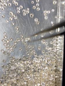 เพชรกลมหลวมธรรมชาติขนาด0.80มม. ถึง1.25มม. VS-SI ตัดได้อย่างดีเยี่ยม/ความคมชัดของอัญมณีแท้ใช้สำหรับเป็นเครื่องประดับ - Product Image 2