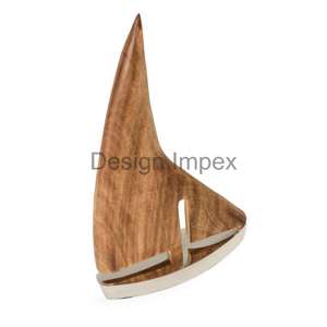 Decoración Interior Yate Metal Madera Artesanía Hogar Objeto Decorativo Habitación Decoración Yate Modelo Decorativo Yate Metal Regalos Ideas - Product Image 6